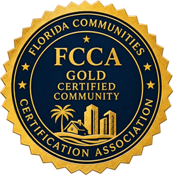 FCCA Gold Certified Community emblem